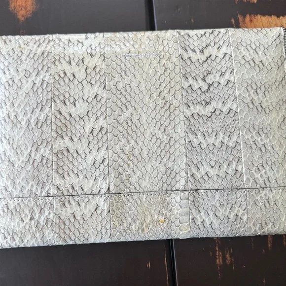 Rebecca Minkoff Cream Leo Clutch - Picture 2 of 3